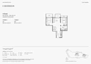 River Modern 2 Bedroom Type B1