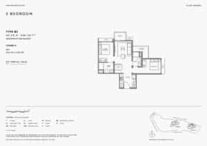 River Modern 2 Bedroom Type B2