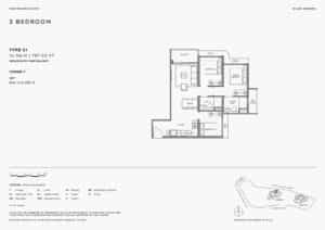 River Modern 3 Bedroom Type C1